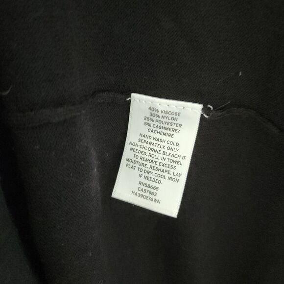 Halogen Black Open Cardigan Sweater NWT - Picture 6 of 6